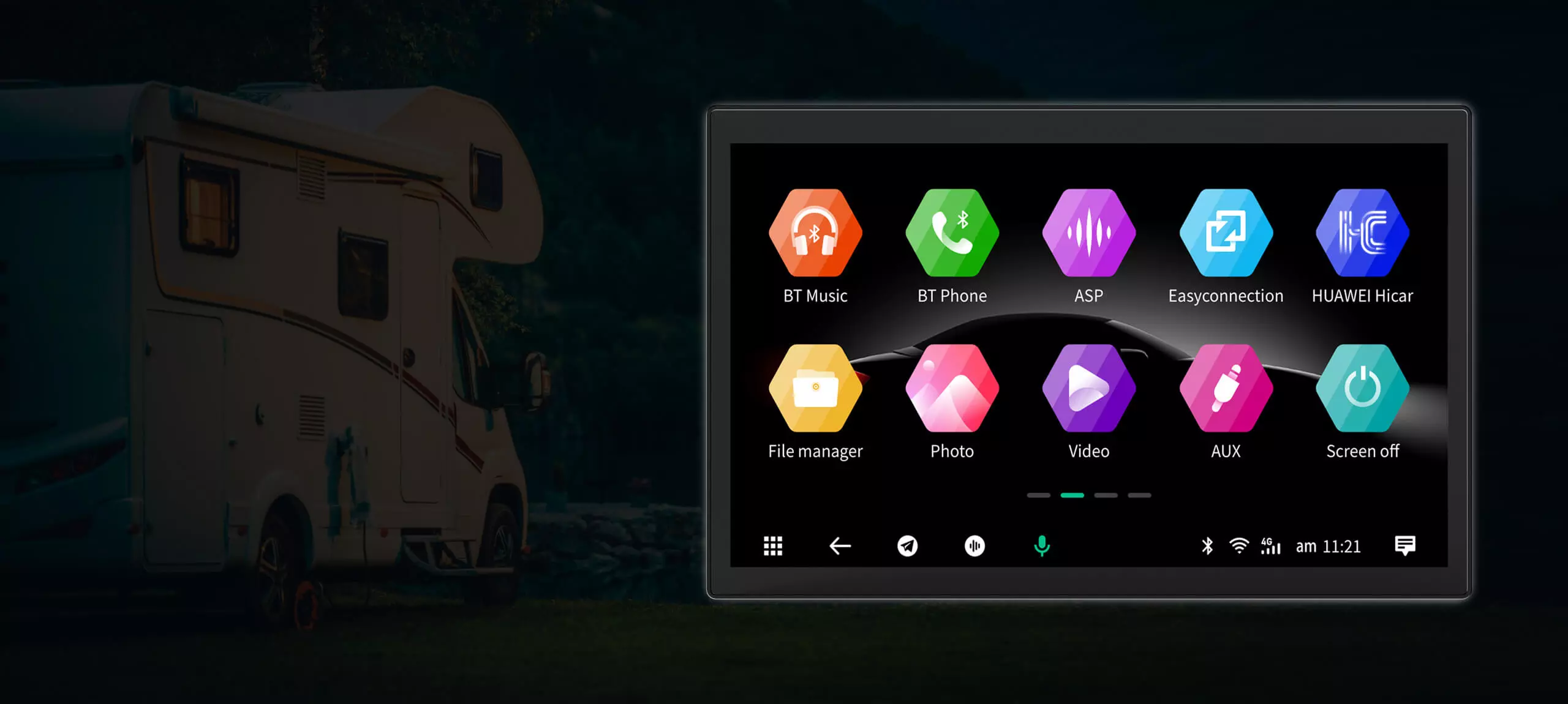 Car Navigation Interior View